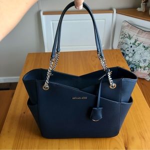 Michael Kors Jet Set Large Saffiano Leather Tote Bag